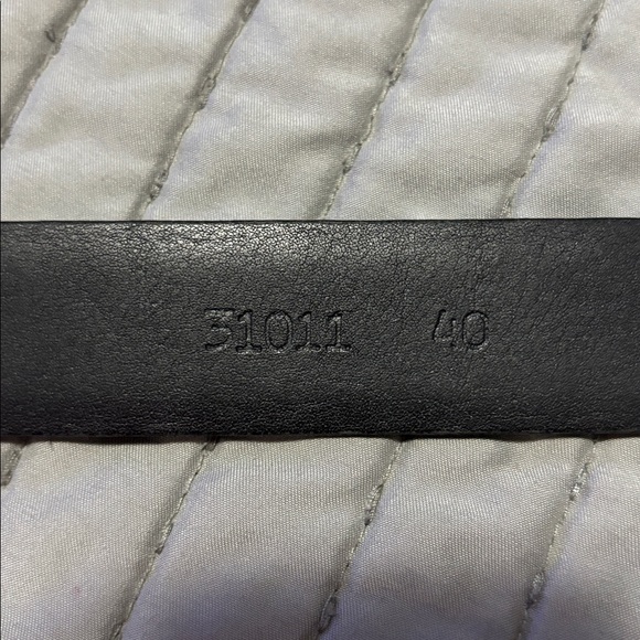 Remo Tulliani Black Woven Italian calfskin Belt - Picture 7 of 8